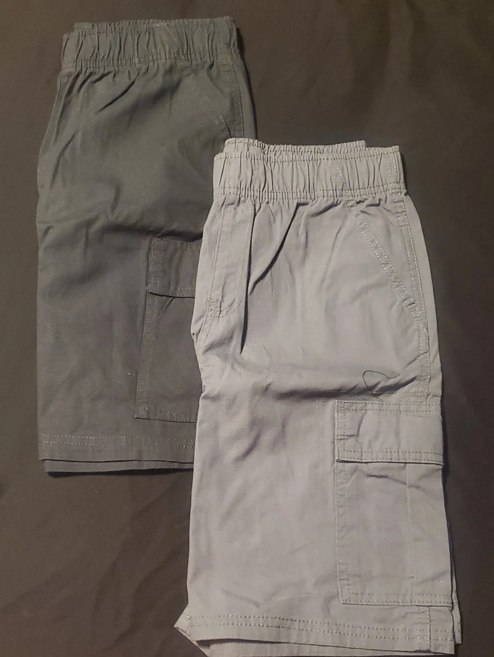 The Children's Place Two-Tone Gray Cargo Shorts